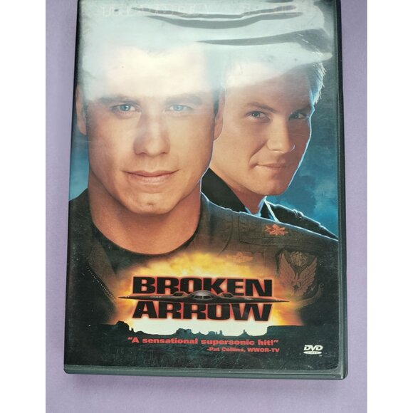 Broken Arrow DVD 1996 John Travolta Christian Slater Action Movie Thriller Disc - Picture 14 of 14